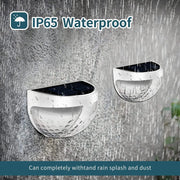 LED Solar Fence Lights – Waterproof Outdoor Wall Lights