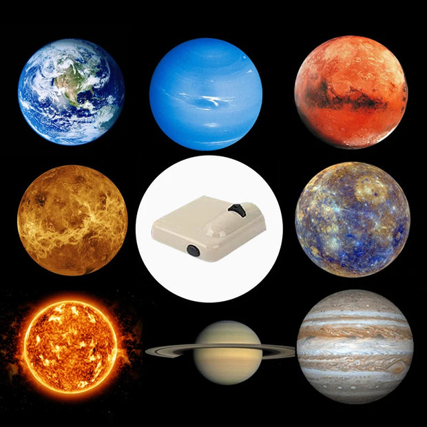 Moon Projection Lamp – Night Light & Wall Decor for Bedroom