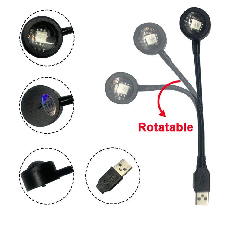 Sunset Projection Lamp – USB LED, Bedroom & Photography