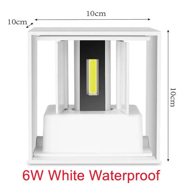 6W/12W LED Wall Light – Waterproof, Modern Nordic Design