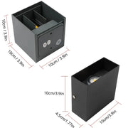 6W/12W LED Wall Light – Waterproof, Modern Nordic Design