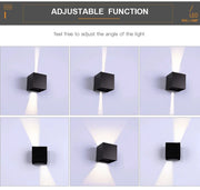 6W/12W LED Wall Light – Waterproof, Modern Nordic Design