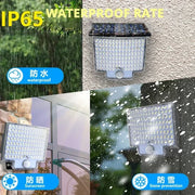 Waterproof 106LED Solar Light – 3 Modes for Garden & Garage