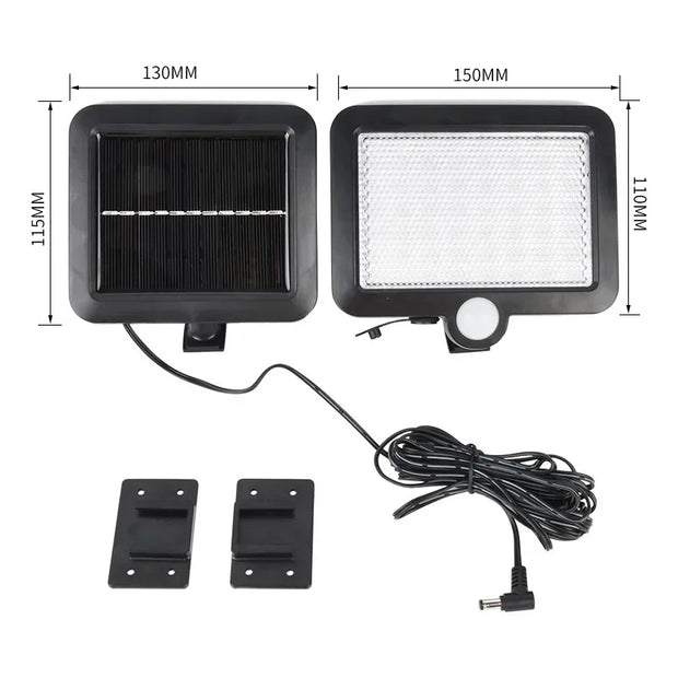 Waterproof 106LED Solar Light – 3 Modes for Garden & Garage